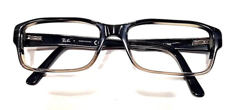 Ray Ban RB5169 5540 Black Brown Fade Rectangle Eyeglasses 54-16 140 image 6