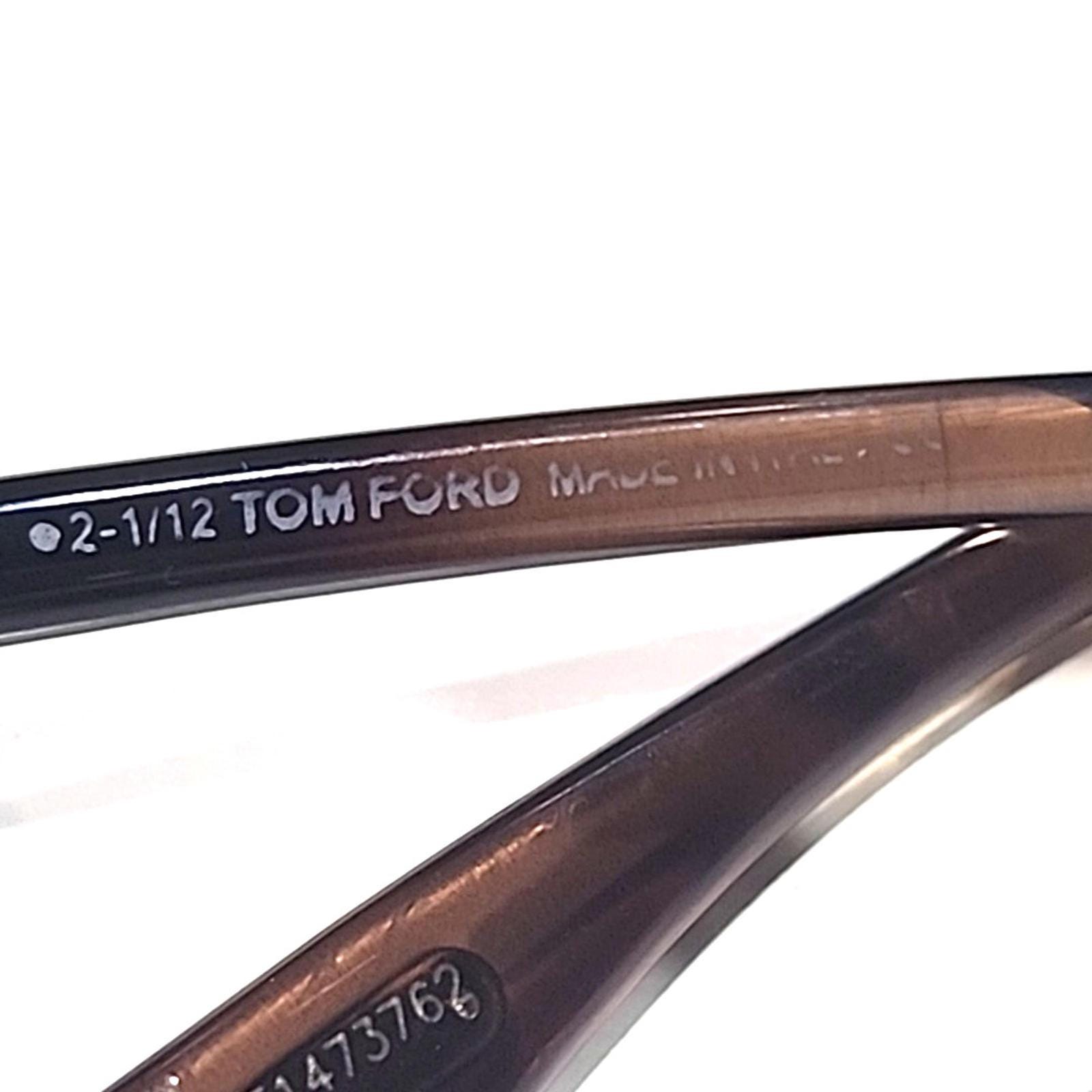 Tom Ford TF8 38F No Lenses Brown Butterfly Wrap Sunglasses Frame 61-16 120 Tom Ford TF8 38F No Lenses Brown Butterfly Wrap Sunglasses  main image 2