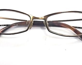 Gafas de sol Ray Ban RB6128 2511 con montura metálica marrón, talla 52-18, 140 VG