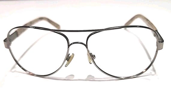 Tory Burch TY6010 NO LENSE Gunmetal Snakeskin Aviator  display picture 3