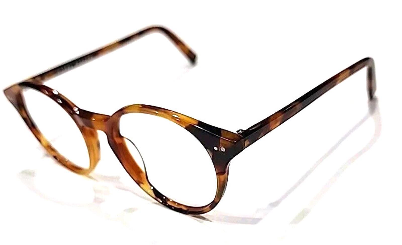 Warby Parker Morgan M213 Brown Tortoise Round Eyeglasses 48-19 145