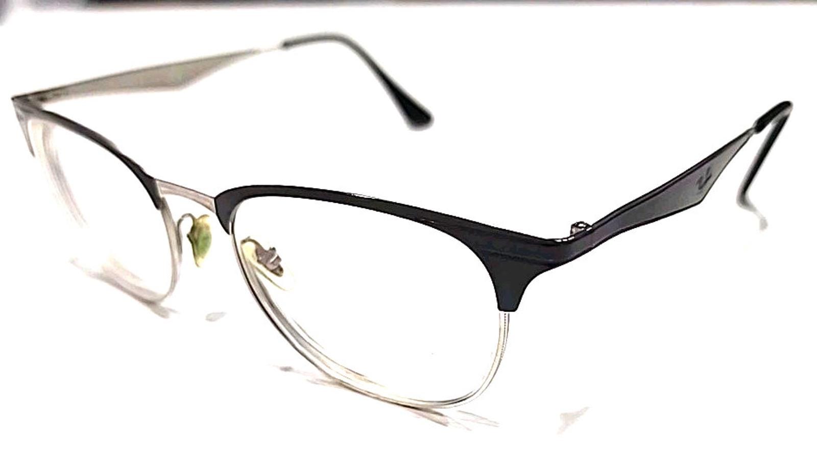 レイバン　Ray-Ban　RB6346 2861 52□19 RB6346 OPTICS Eyeglasses with Black On Silver Frame - Ray-Ban