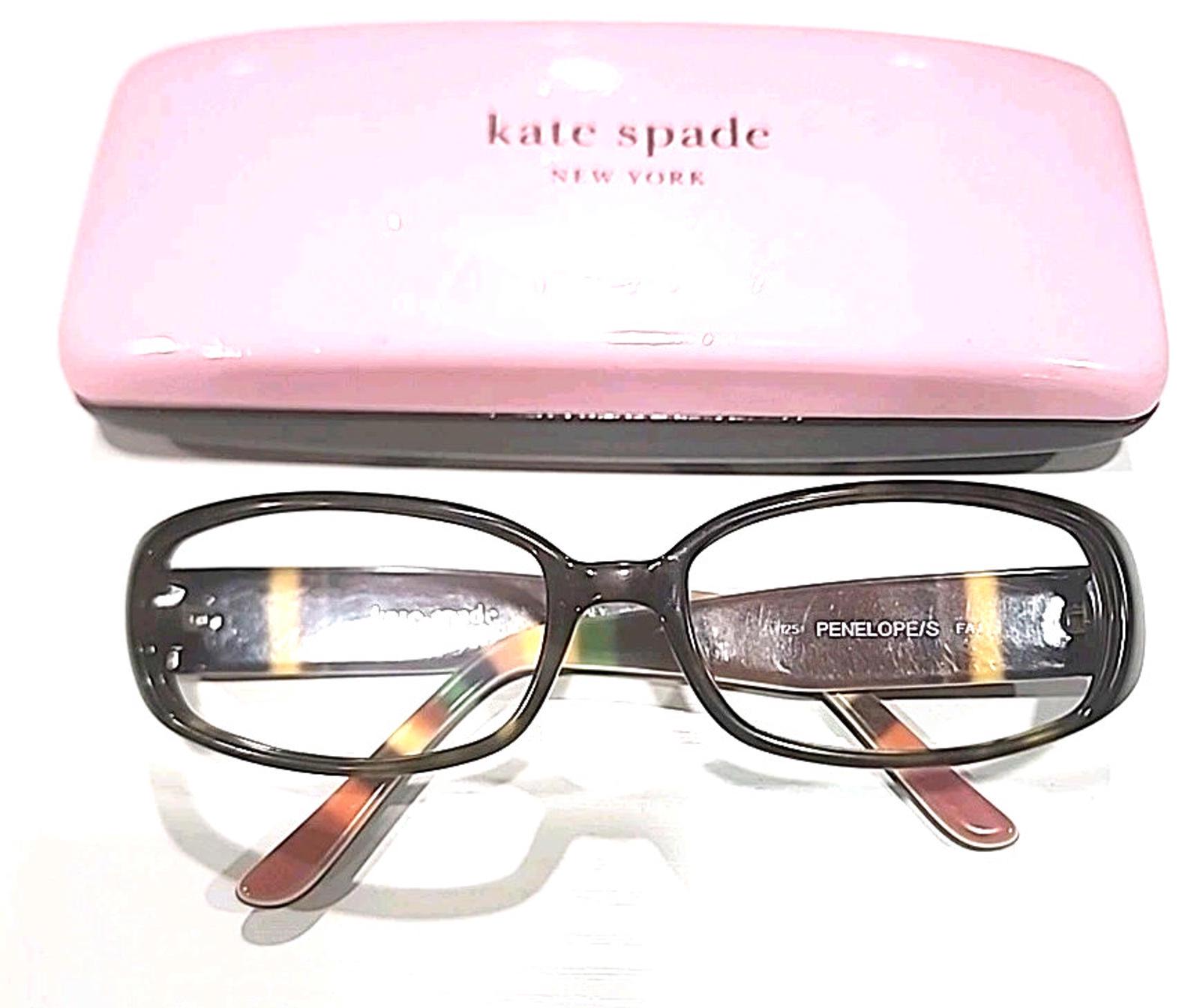 Kate Spade Women\'s Sunglasses (Penelope) KATE SPADE Penelope Sunglasses Green Brown Tortoise Made In  main image 3