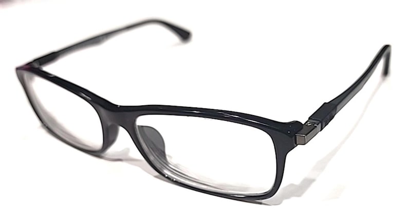 Ray Ban RB7017F 2000 Large Black Rectangle Eyeglasses Frame 56-17 145 Full Fit image 1