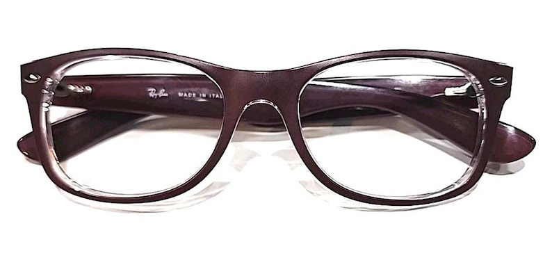 Gafas de sol Ray Ban RB2132 6054/85 New Wayfarer moradas, solo montura, 52-18, 145 imagen 6