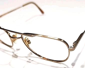 Randolph Engineering RE FGN No Lenses Gold Pilot Sunglasses Frame 52-20 140
