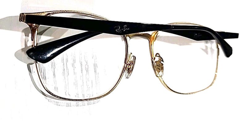 Ray Ban RB6493 2890 Black Gold Metal Square Eyeglasses Frame 53-18 140 image 5