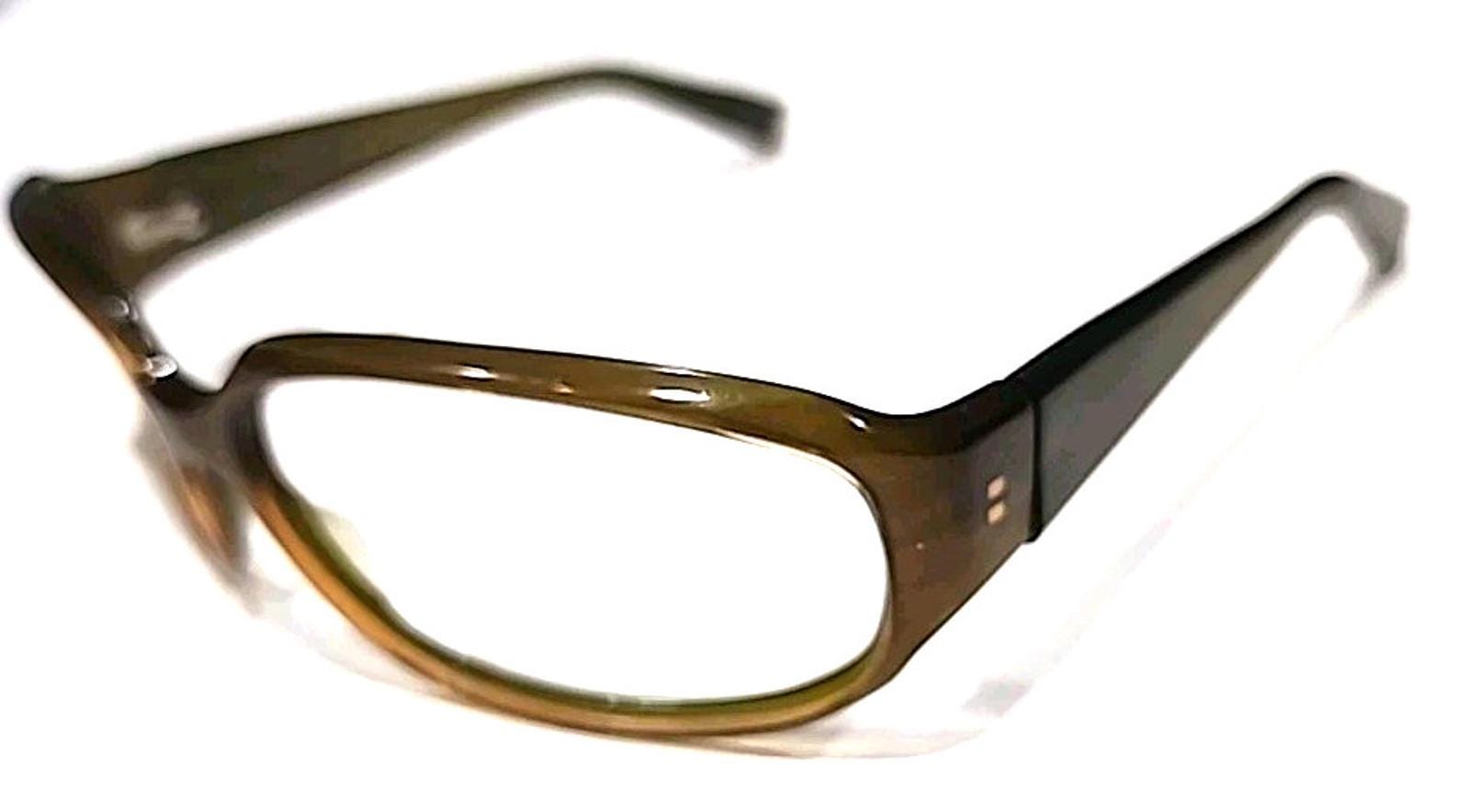 Oliver Peoples Kirra No Lenses Rectangle Sunglasses Frame 63-15 115 Brown Green Oliver Peoples Kirra JA Green Rectangle Eyeglasses Frames 63  main image 4