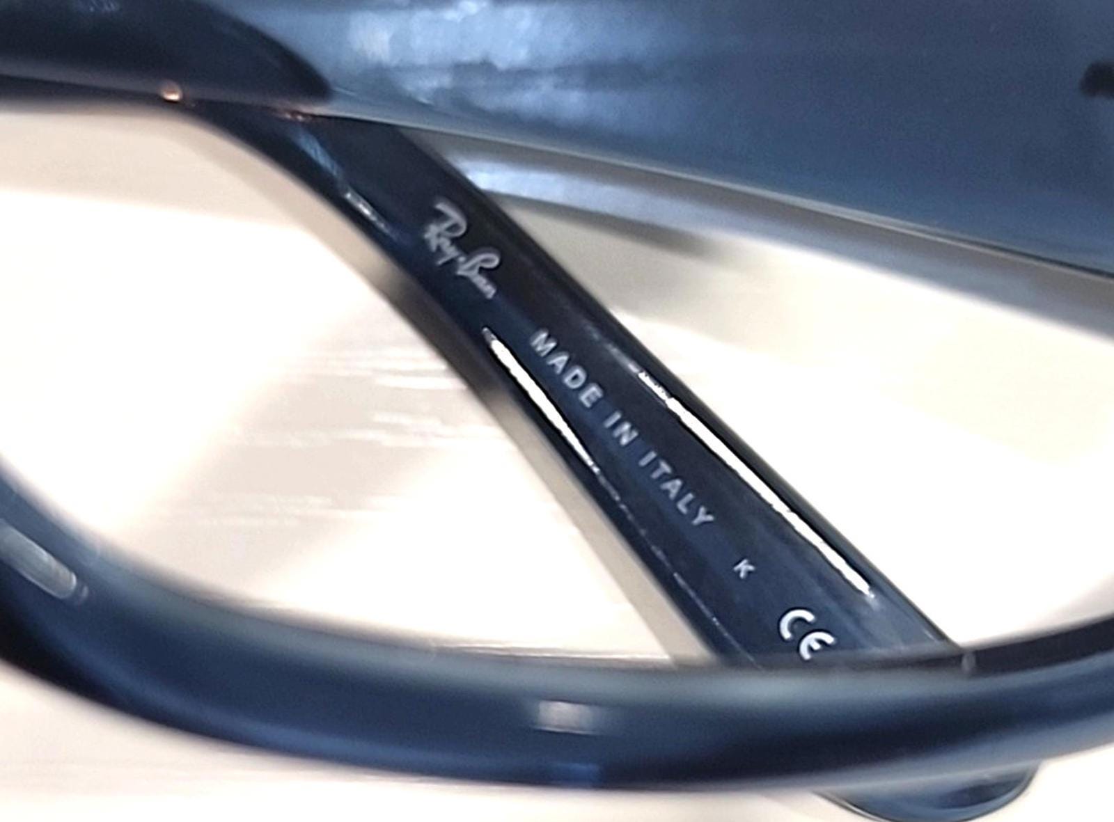 Ray Ban RB4137 656/8G No Lenses Blue Wrap Sunglasses Frame - Etsy UK display picture 1