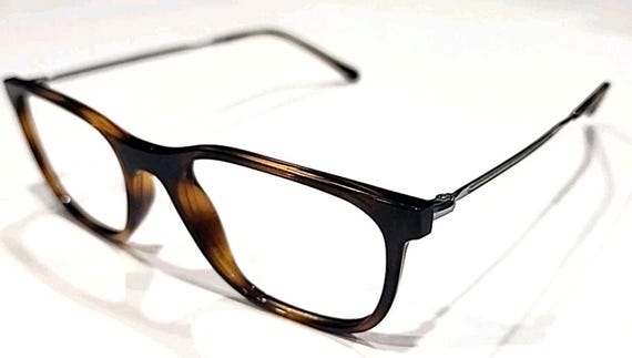 Ray Ban RB7244 2012 Tortoise Silver Metal Oval Eyeglasses Frame 51-18 140