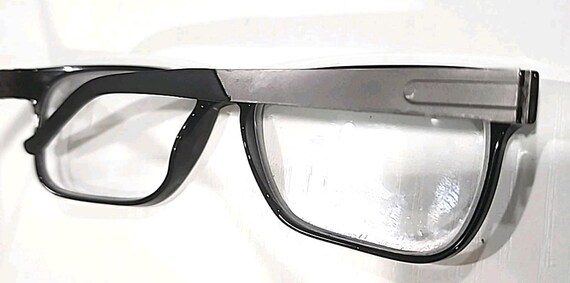 Randolph Keesler Black Silver Rectangle Eyeglasse… - image 4