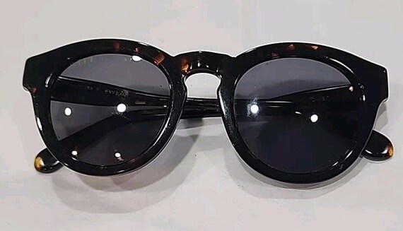 Diff Eyewear Dime II Dark Tortoise Gray Round Pol… - image 8