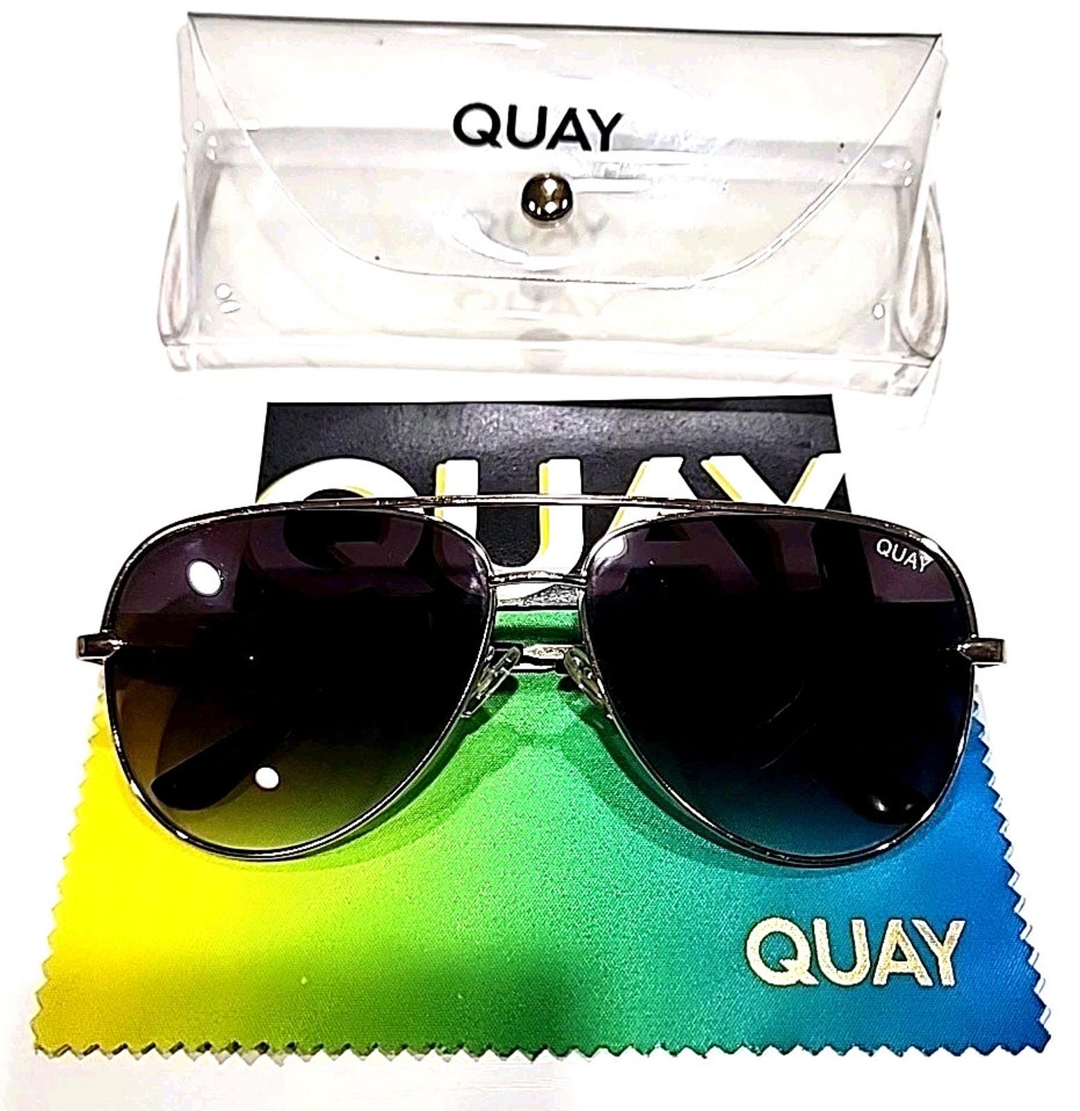 QUAY Australia Desi Sahara 111 Gold Metal Brown Oversized  display picture 3