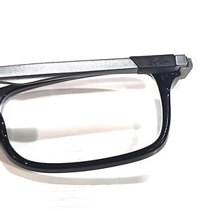 Ray Ban RB7017F 2000 Large Black Rectangle Eyeglasses Frame 56-17 145 Full Fit image 5