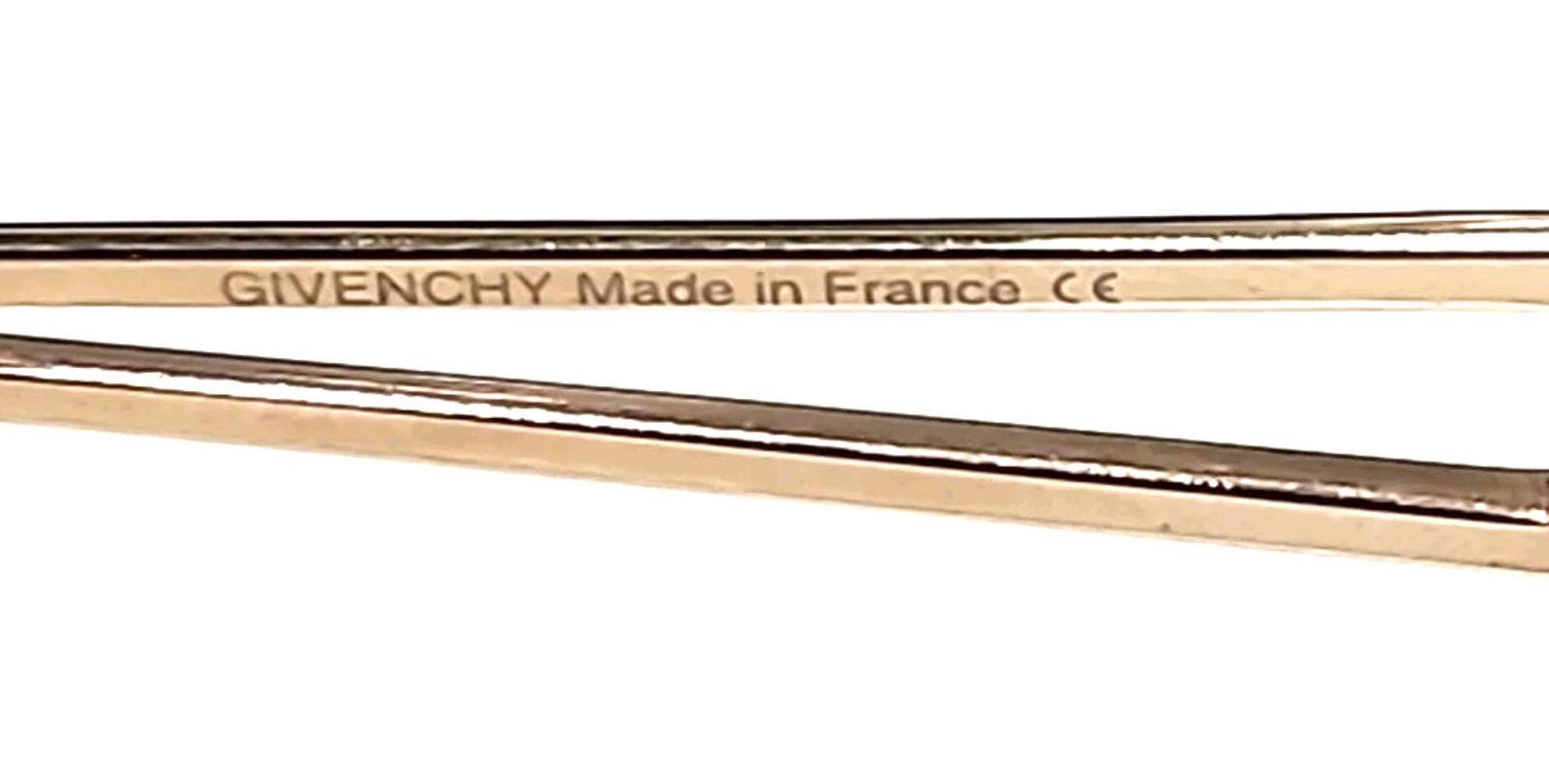 Givenchy 1017 001 No Lenses Vintage Gold Sunglasses  display picture 2