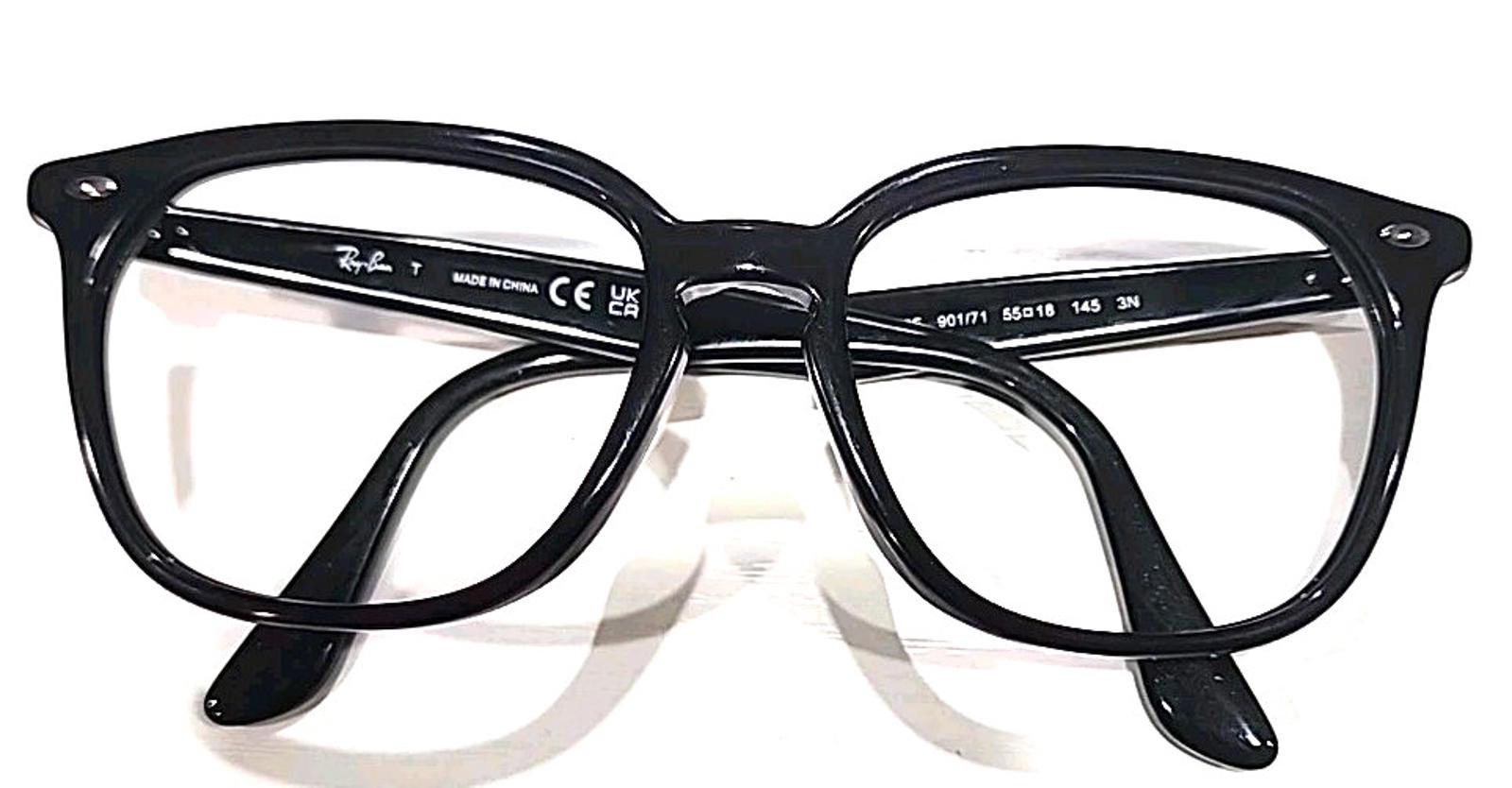 Ray Ban RB4362F 901/71 No Lenses Black Oval Sunglasses Frame