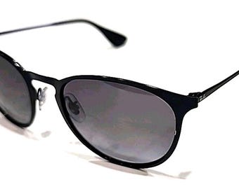 Ray Ban RB4191 601/71 Black Round Gray Oversized Sunglasses 57-19 135 RB4191 Sunglasses in Black and G-15 Green - RB4191 | Ray-Ban® main image 2
