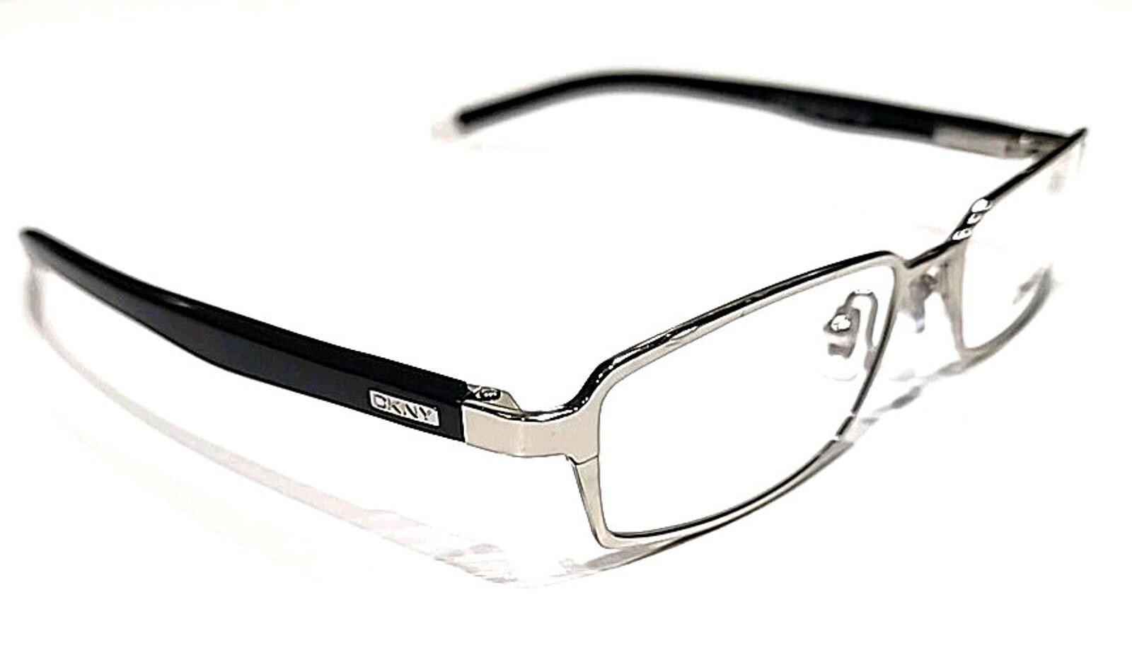 DKNY DY5515 1002 Silver Metal Black Rectangle Eyeglasses  display picture 2