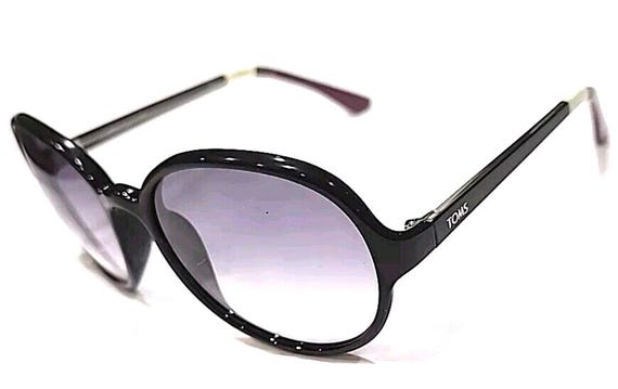 Toms Classic 201 Black Round Oversized Gray Gradient  display picture 1