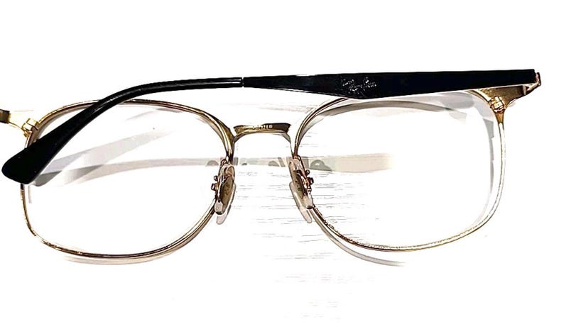 Ray Ban RB6493 2890 Black Gold Metal Square Eyeglasses Frame 53-18 140 image 4