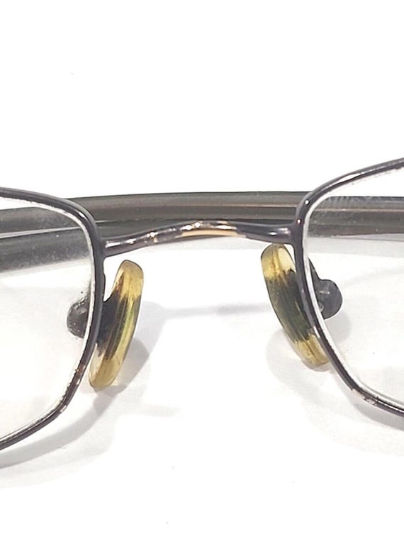 Nike 4082 Gray Rectangle Eyeglasses Frames 49-19 … - image 4