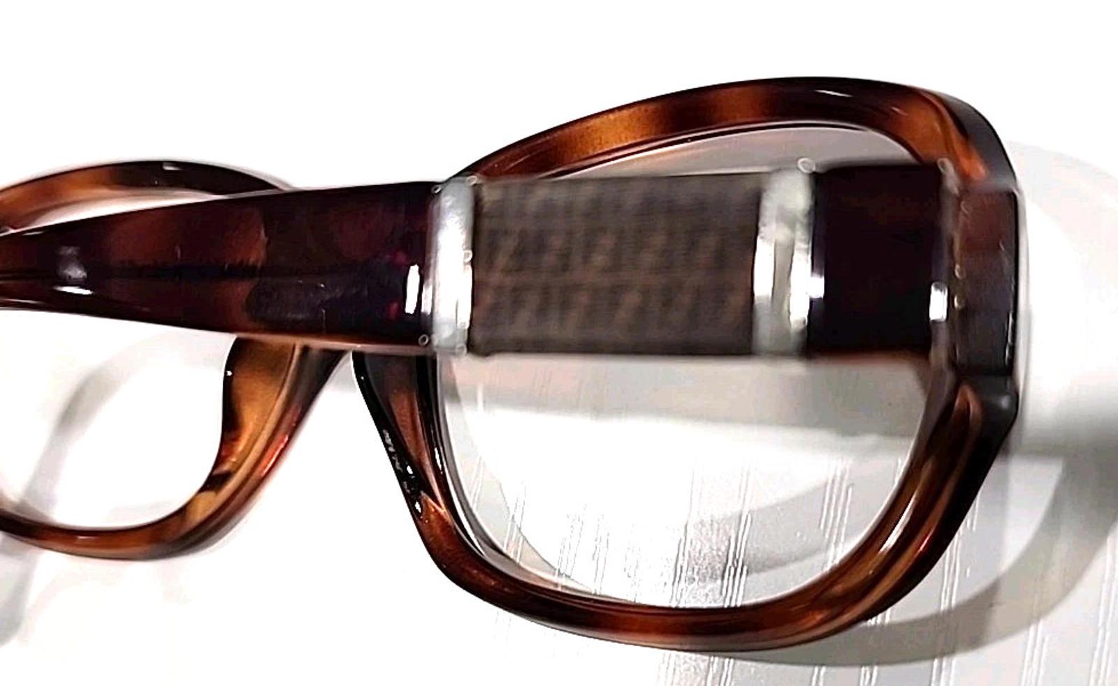 Fendi FS5202 No Lenses Tortoise Brown Rectangle Sunglasses  display picture 1