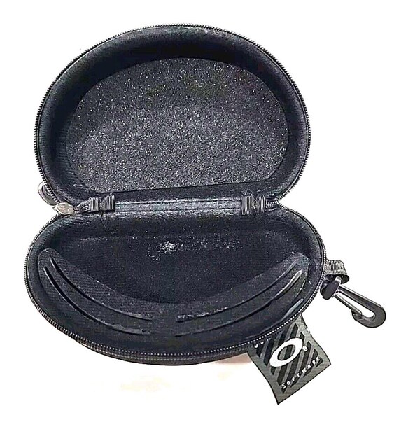 3 Custodie Rigide Per Occhiali Da Sole - Portaocchiali Semirigido Con Gancio - Nero - Foto 5