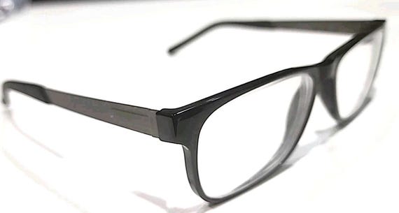 Randolph Keesler Black Silver Rectangle Eyeglasse… - image 3