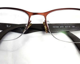 Gafas de sol Ray Ban RB6309 2818 de metal marrón, talla 52-18, 140