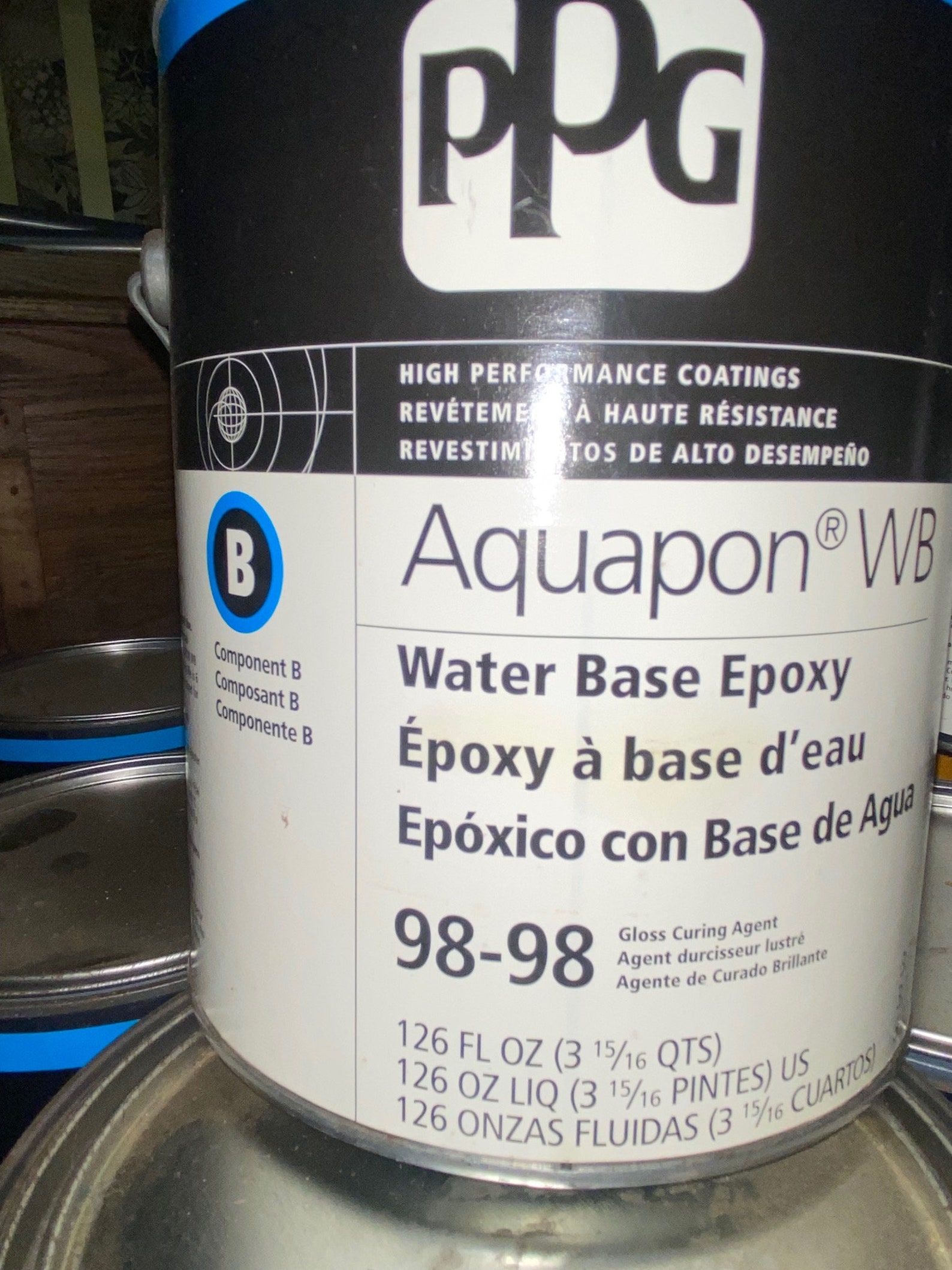 1 Gallon PPG Aquapon WB Water Base Epoxy 9898 Etsy