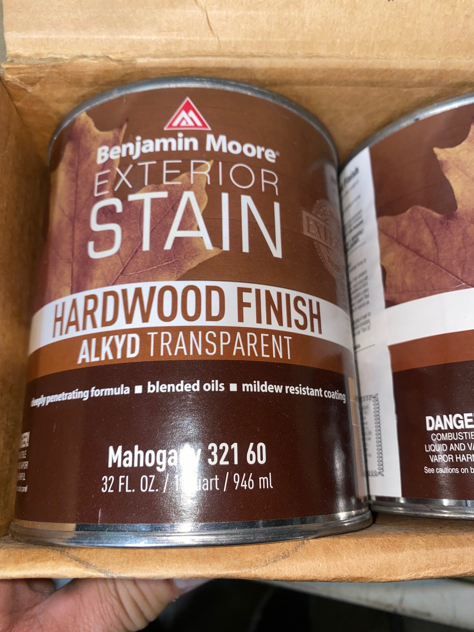 1 Quart Benjamin Moore Exterior Stain Alkyd Transparent Etsy