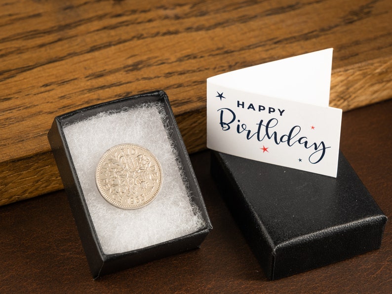 60th Birthday Gift 1964 Lucky Sixpence Coin Great Britain Queen Elizabeth II Perfect for Birthdays, Craft Mum, Dad, Grandma image 9