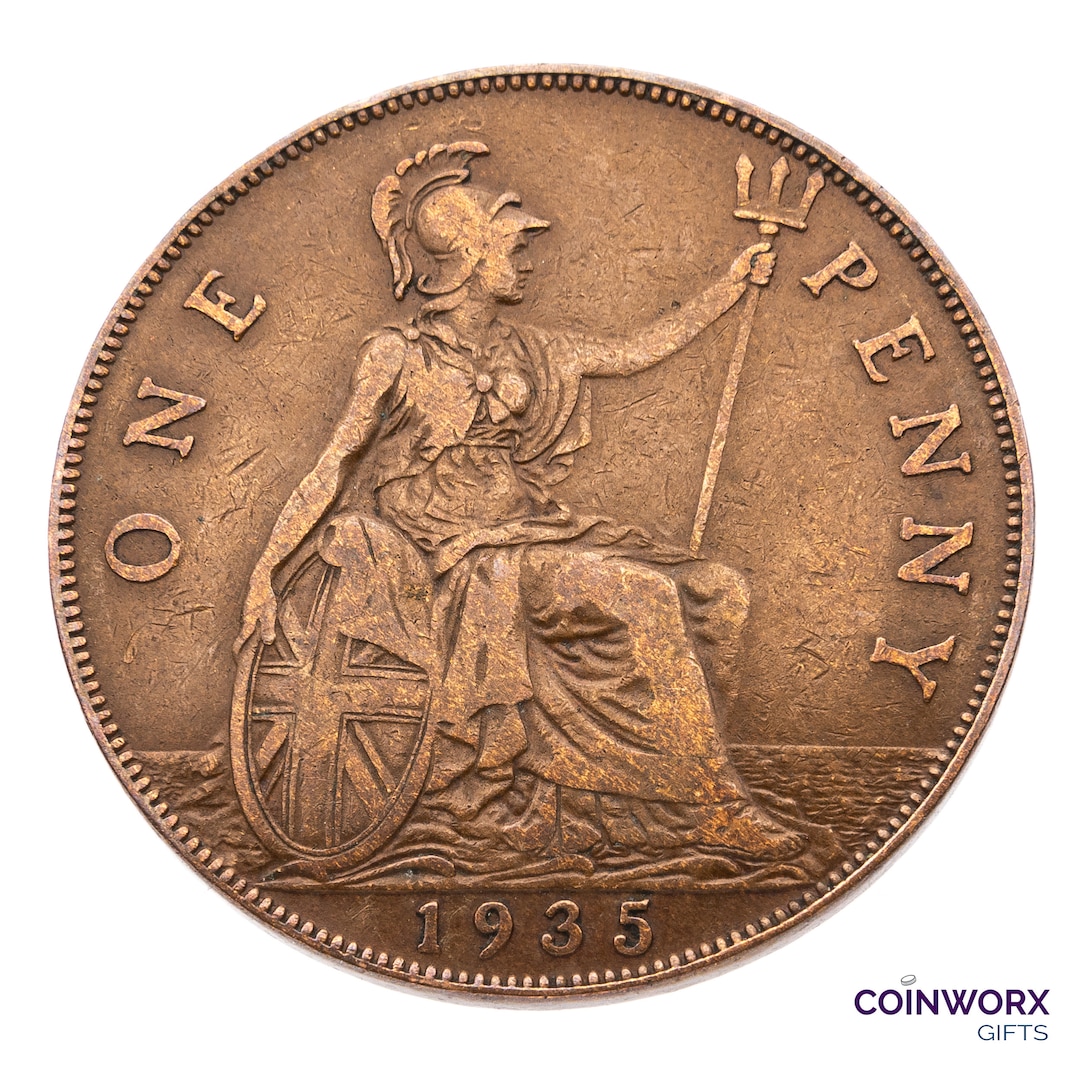1935年英国ペニーコイン イギリス - ジョージ5世 - 誕生日、記念日