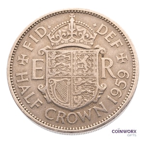1959 Halfcrown Coin Great Britain UK Queen Elizabeth II, Perfect for Birthdays , Anniversary or Craft and Jewellery