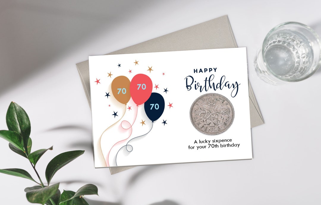 70th Birthday Card/gift Year of Birth 1954 for Inside Birthday