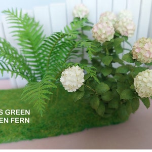 Miniatur Bausatz 1:12 Großer Garten Farn gras grün Blumenladen, DIY Fee Puppenhaus Bild 5