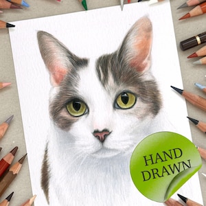 Cadeau portrait de chat personnalisé pour les propriétaires de chats