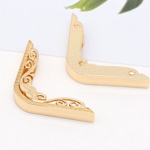 4pcs Metal Purse corner Leather clip Bag Corner Protector