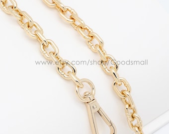 Gold Purse chain 11mm Bag chain strap Women bag strap Replacement chain strap