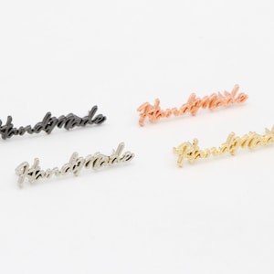 5-10-100pcs metal bag labels metal label metal purse labels metal tag bag hardware