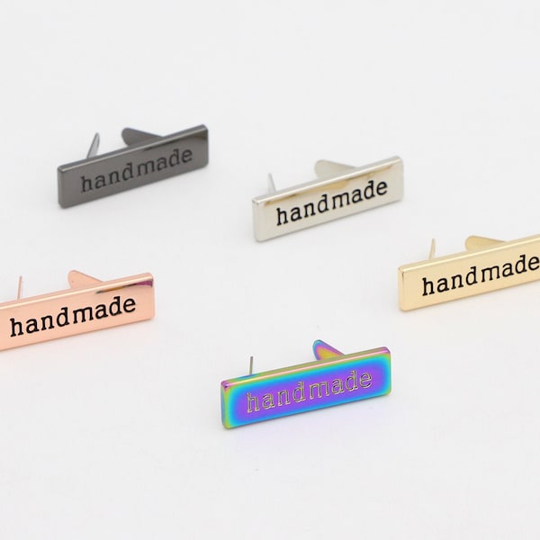 5-10-100pcs metal purse labels metal label metal bag labels metal tag bag hardware