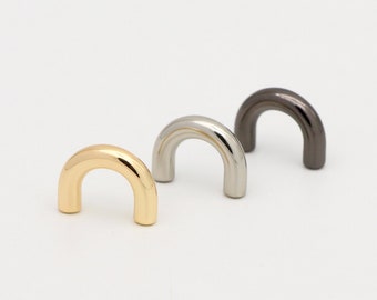 6pcs 3/8"(9mm) small bridge buckle Chain connector screw connector bag chain strap connector purse buckle bag hardware