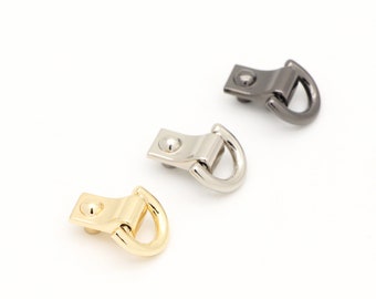 4-10pcs Small bag chain connector screw d ring screw connector Chicago screw rivet bridge buckle bag strap hardware