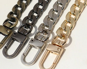 High Quality 10mm wide Purse Chain Metal bag chain Replacement Chain Metal Crossbody Bag Chain Handbag chain