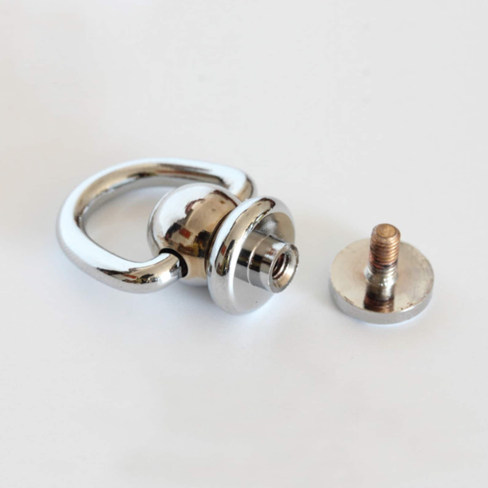 Solid Brass Rivet D Ring Rivet brass Chicago Screw rivet Screw Etsy