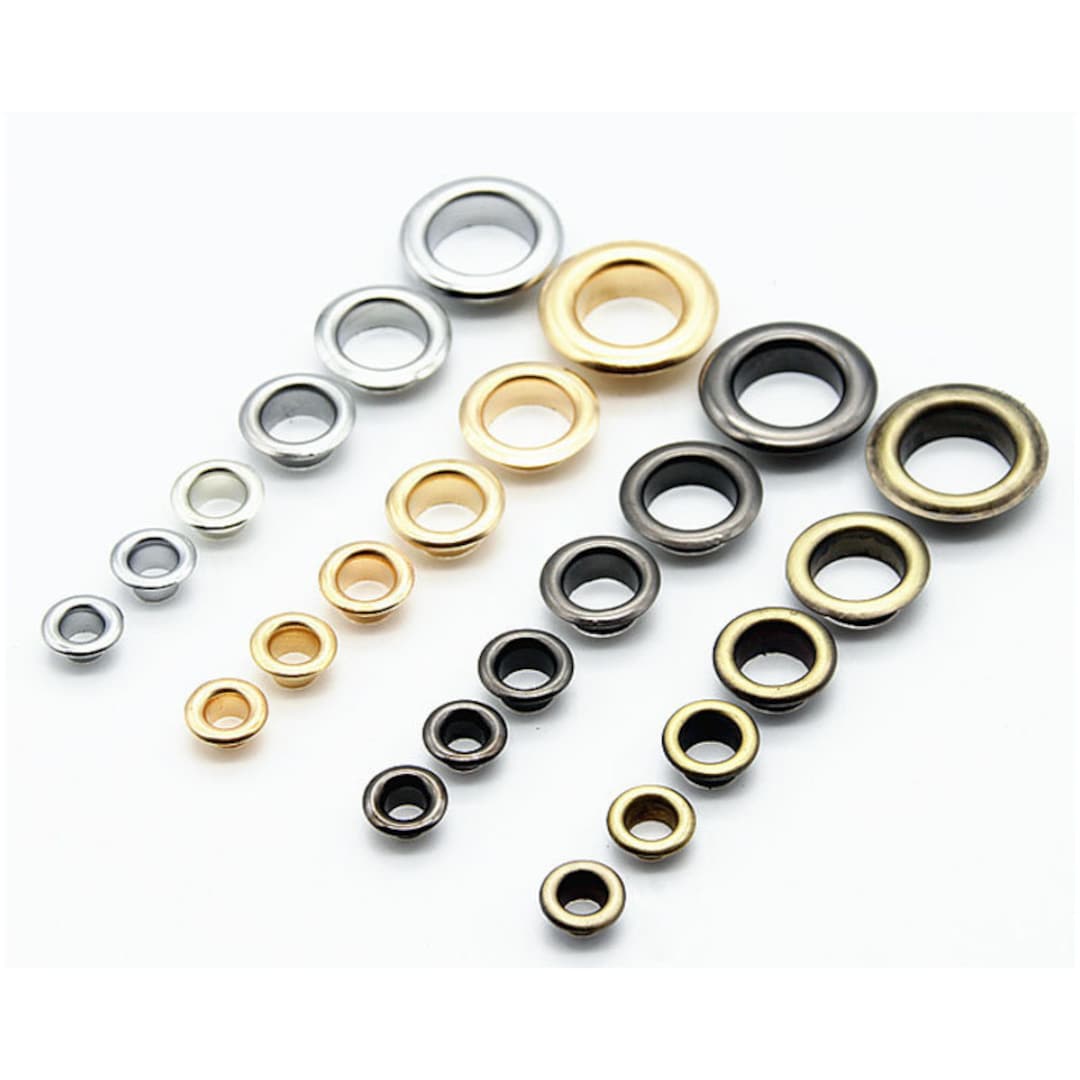 Craft Rivets Eyelets 50set Eyelets Grommets With Washers Metal Grommets Rivets Metal Eyelets ...