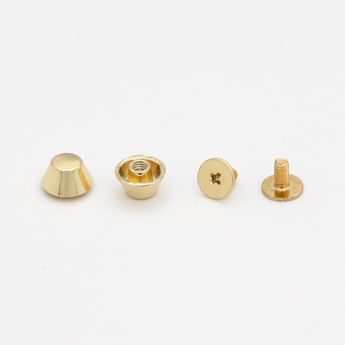 Screw Bag Rivets 10set 10mm Screw Rivet Purse Feet Screw Studs Chicago Screws Rivets ...