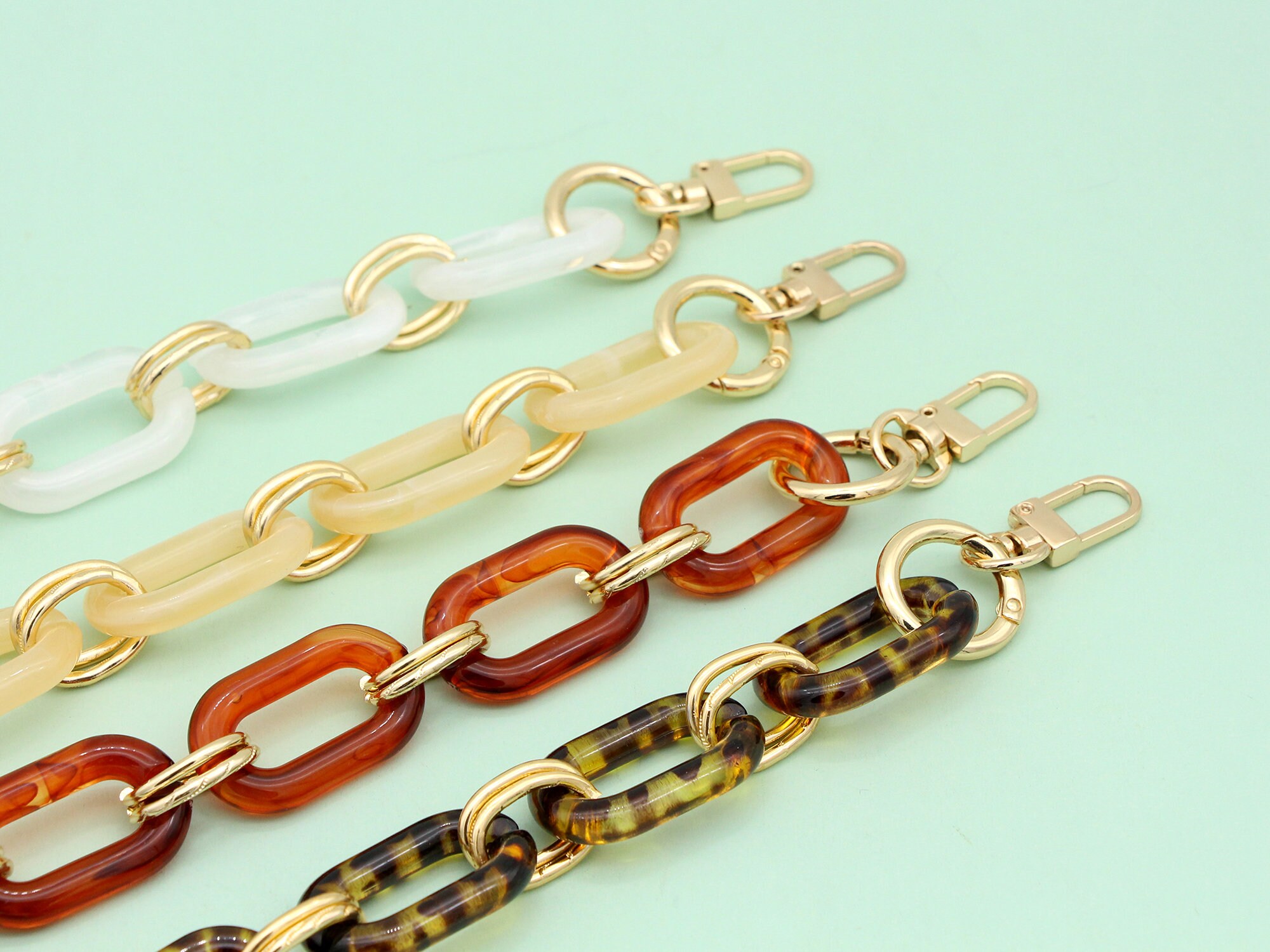 acrylic chain purse
