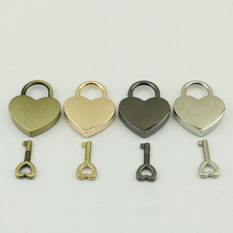 1210pcs Heartshaped Padlock Purse Lock Bag Lock Purse Etsy