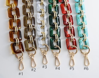Bag chain strap Acrylic Purse chain Shoulder bag strap